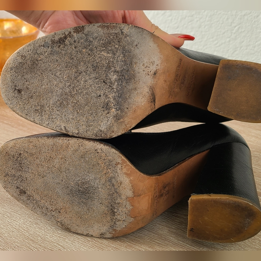 See By Chloe Black T-Strap Heels - Picture 6 of 10